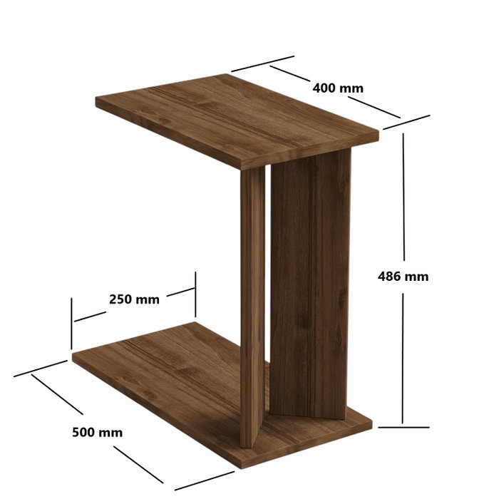 Hanah Home Mesa Lateral Lun - Walnut Hanah Home Mesa Lateral Lun - Walnut